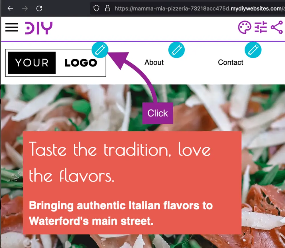 How to change website logo