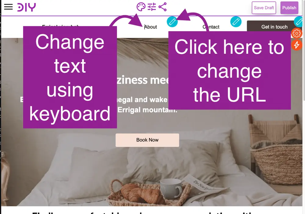 How to edit site navigation